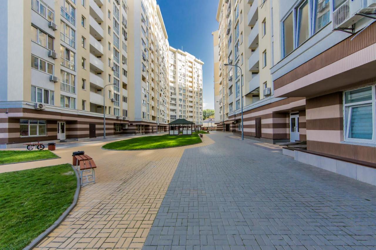 Стильна Квартира В Сучасному Комплексі Метро Нивки Kijev Kültér fotó